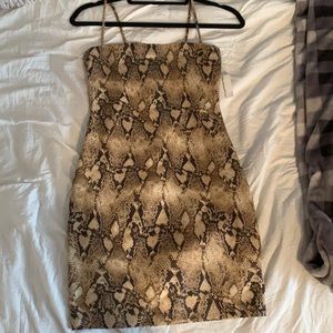 Snakeskin dress from Lovely day /mystique boutique